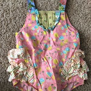 Matilda Jane baby girl ruffle romper